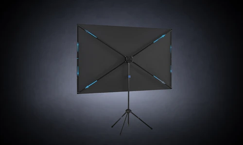 Produkt Bild von Beamer Leinwand mit Stativ 120 Zoll Produkt Bild von Beamer Leinwand mit Stativ 120 Zoll
